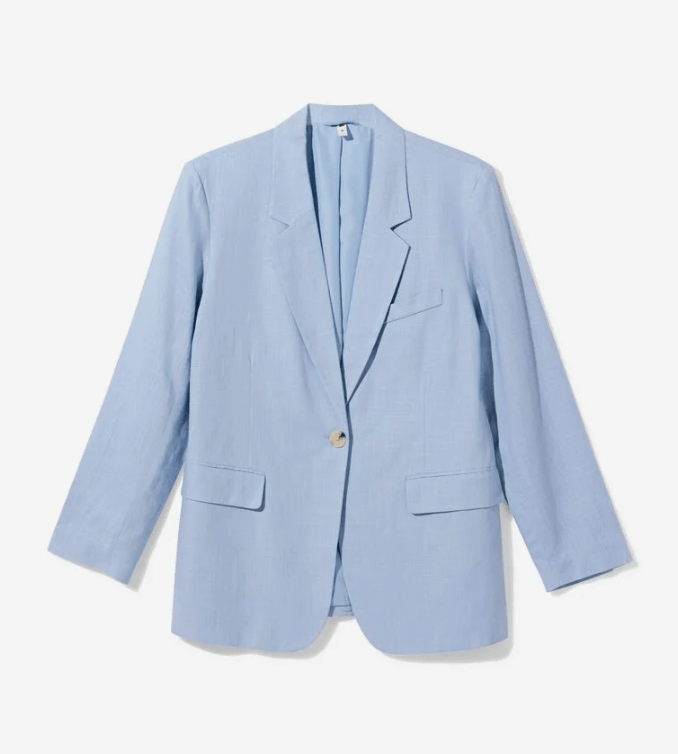 Stijlvolle Blazer Lichtblauw Hema