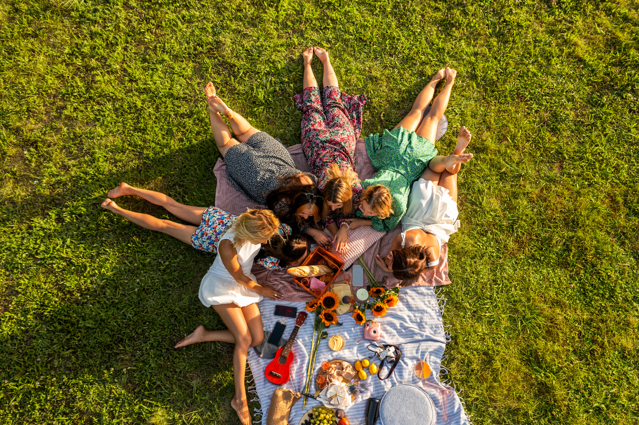 Vrouwen picknicken - uitjes week 32